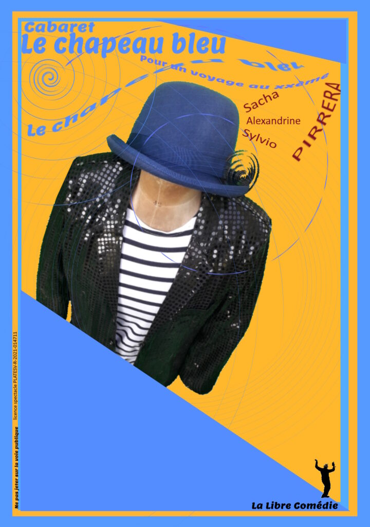 Affiche du cabaret Le chapeau bleu